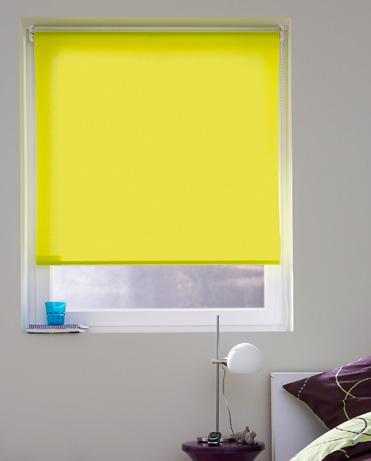 Rouleau occultant Jaune